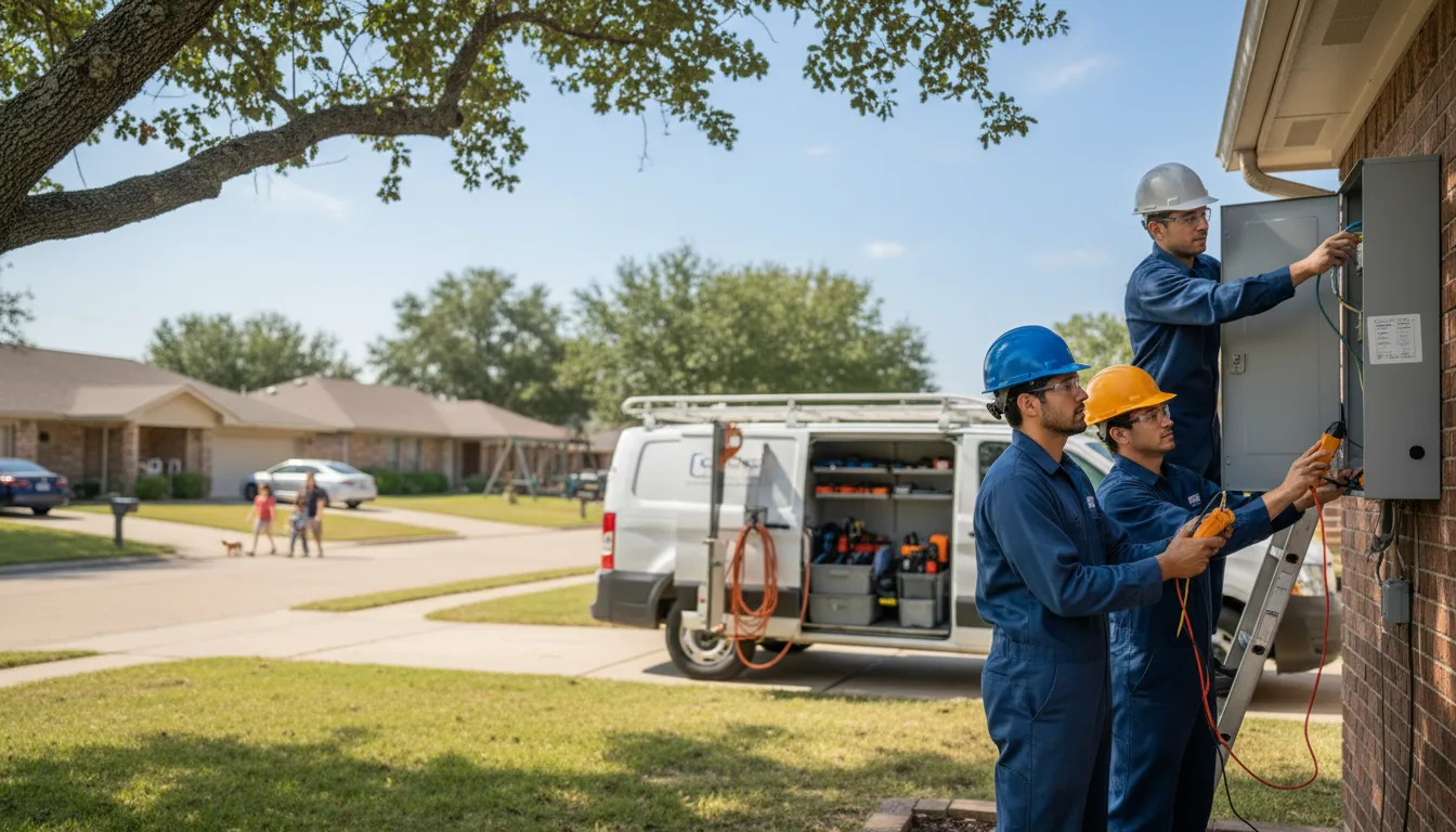 Certified electrician providing emergency electrical services in Branch, LA